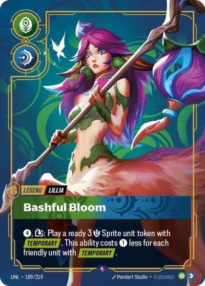Lillia - Bashful Bloom - Unleashed Riftbound spoiler