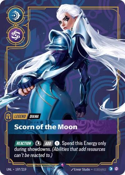 Diana - Scorn of the Moon - Unleashed Riftbound spoiler