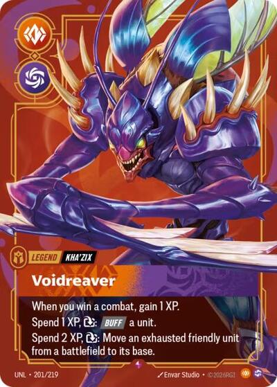 Kha'Zix - Voidreaver - Unleashed Riftbound spoiler