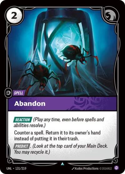 Abandon - Unleashed Riftbound spoiler
