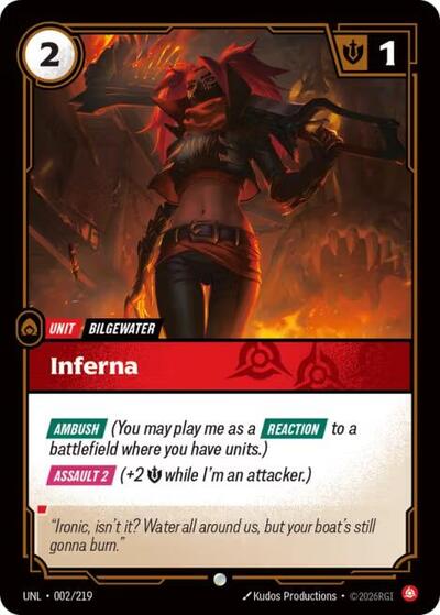 Inferna - Unleashed Riftbound spoiler