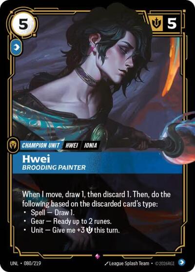 Hwei - Brooding Painter - Unleashed Riftbound spoiler