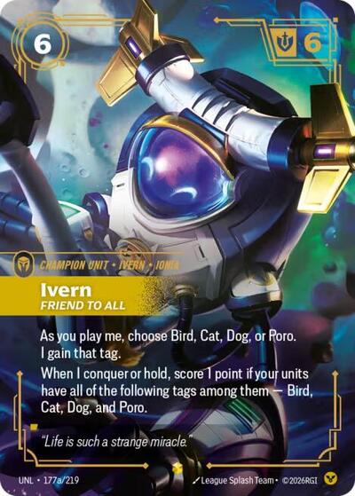 Ivern - Friend to All (Alternate Art) - Unleashed Riftbound spoiler