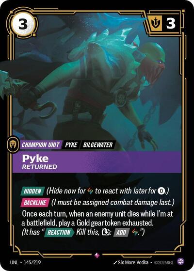 Pyke - Returned - Unleashed Riftbound spoiler