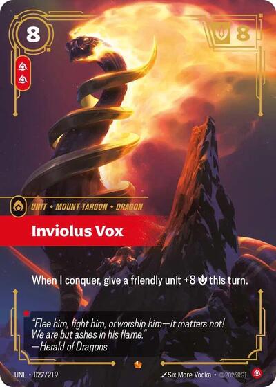 Inviolus Vox - Unleashed Riftbound spoiler