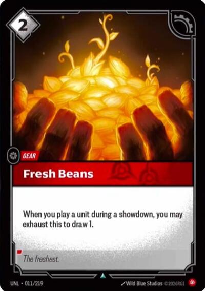 Fresh Beans - Unleashed Riftbound spoiler