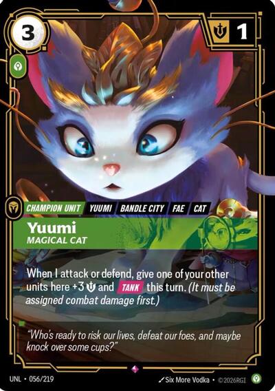 Yuumi - Magical Cat - Unleashed Riftbound spoiler