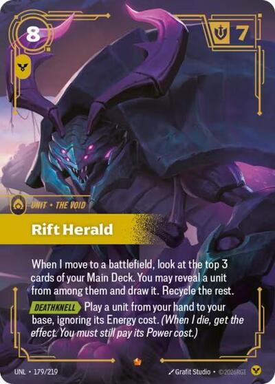 Rift Herald - Unleashed Riftbound spoiler