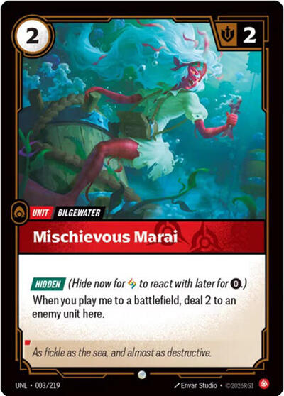 Mischievous Marai - Unleashed Riftbound spoiler