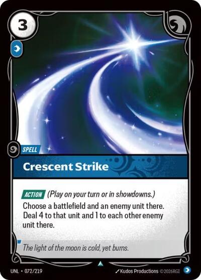 Crescent Strike - Unleashed Riftbound spoiler