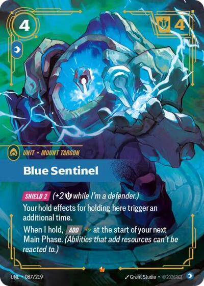 Blue Sentinel - Unleashed Riftbound spoiler