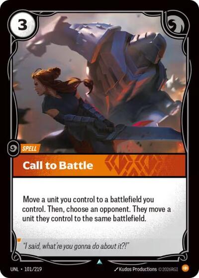 Call to Battle - Unleashed Riftbound spoiler