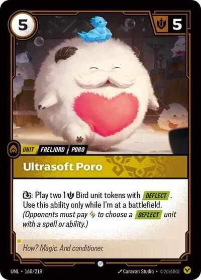 Ultrasoft Poro - Unleashed Riftbound spoiler