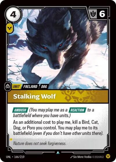 Stalking Wolf - Unleashed Riftbound spoiler