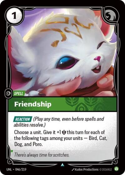 Friendship - Unleashed Riftbound spoiler