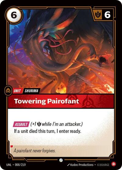 Towering Pairofant - Unleashed Riftbound spoiler