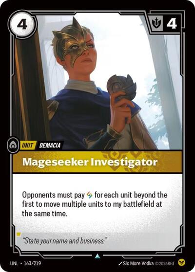 Mageseeker Investigator - Unleashed Riftbound spoiler