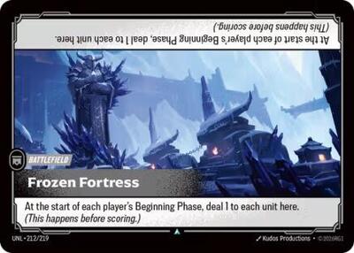 Frozen Fortress - Unleashed Riftbound spoiler