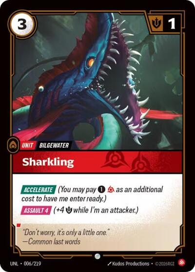 Sharkling - Unleashed Riftbound spoiler