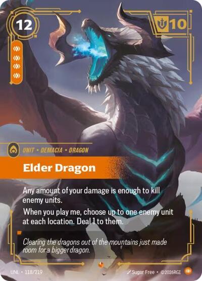 Elder Dragon - Unleashed Riftbound spoiler