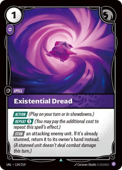 Existential Dread - Unleashed Riftbound spoiler