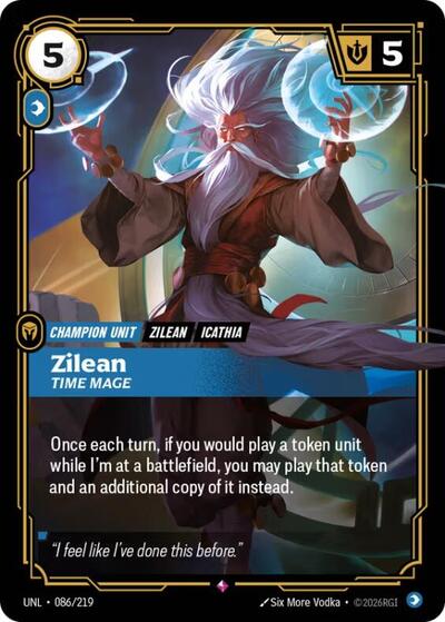 Zilean - Time Mage - Unleashed Riftbound spoiler