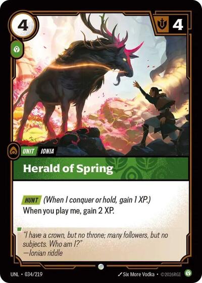 Herald of Spring - Unleashed Riftbound spoiler