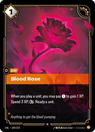 Blood Rose - Unleashed Riftbound spoiler