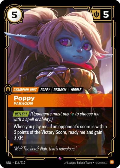 Poppy - Paragon - Unleashed Riftbound spoiler