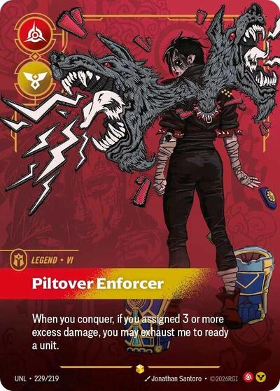 Vi - Piltover Enforcer (Overnumbered) - Unleashed Riftbound spoiler