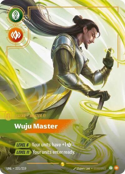 Master Yi - Wuju Master (Overnumbered) - Unleashed Riftbound spoiler