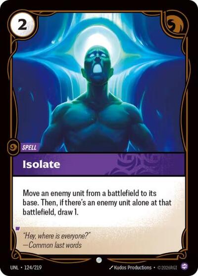 Isolate - Unleashed Riftbound spoiler