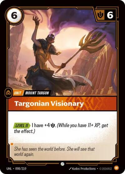 Targonian Visionary - Unleashed Riftbound spoiler