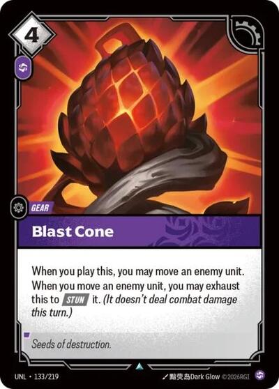 Blast Cone - Unleashed Riftbound spoiler
