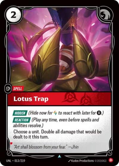 Lotus Trap - Unleashed Riftbound spoiler