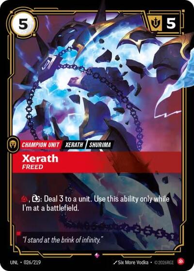 Xerath - Freed - Unleashed Riftbound spoiler
