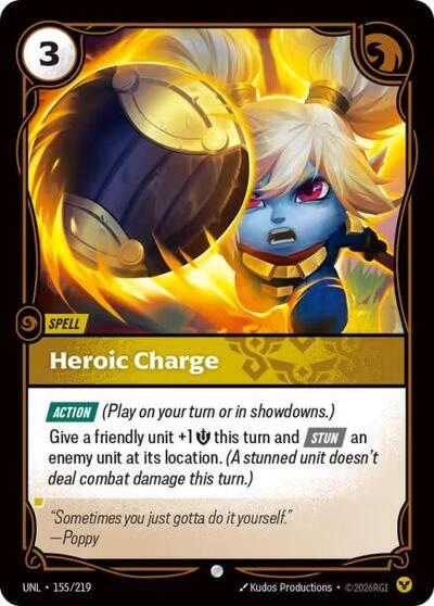 Heroic Charge - Unleashed Riftbound spoiler