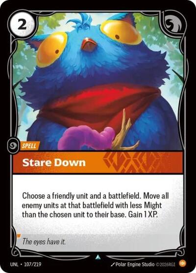 Stare Down - Unleashed Riftbound spoiler
