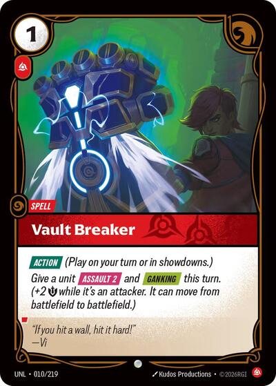 Vault Breaker - Unleashed Riftbound spoiler
