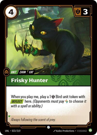 Frisky Hunter - Unleashed Riftbound spoiler