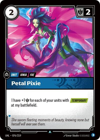 Petal Pixie - Unleashed Riftbound spoiler