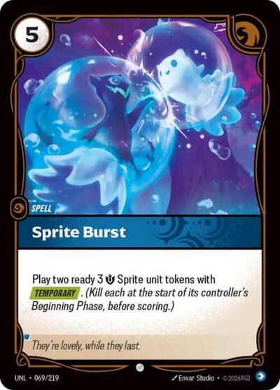 Sprite Burst - Unleashed Riftbound spoiler