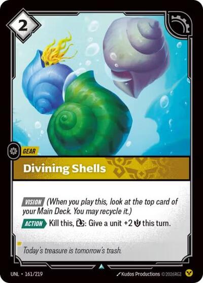 Divining Shells - Unleashed Riftbound spoiler