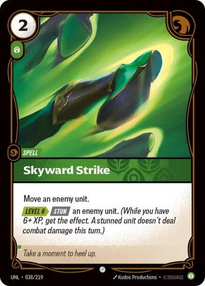 Skyward Strike - Unleashed Riftbound spoiler