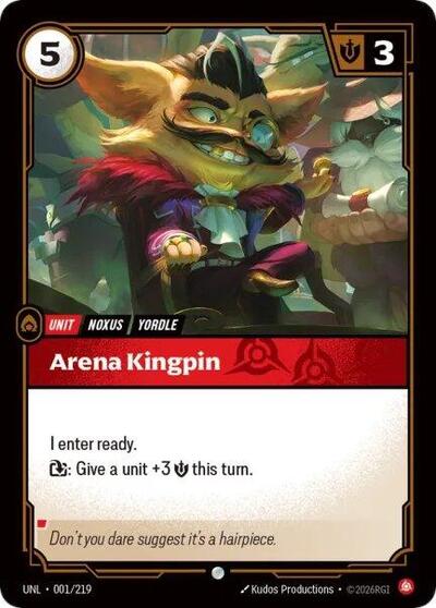 Arena Kingpin - Unleashed Riftbound spoiler