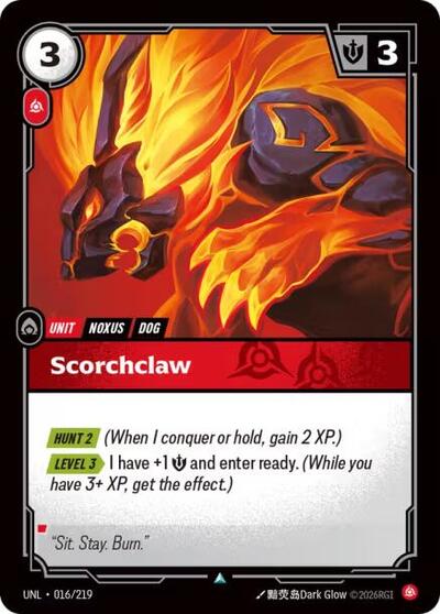 Scorchclaw - Unleashed Riftbound spoiler