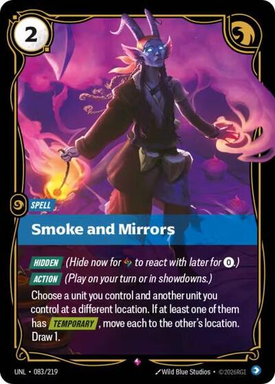 Smoke and Mirrors - Unleashed Riftbound spoiler