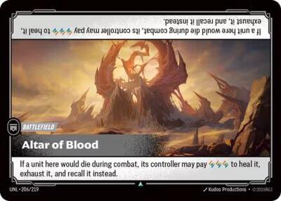 Altar of Blood - Unleashed Riftbound spoiler