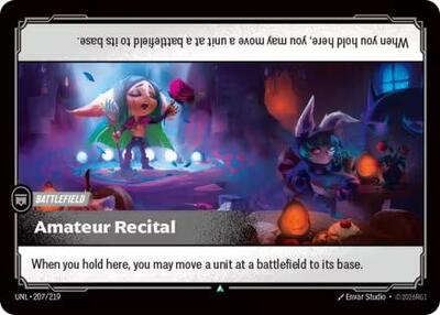 Amateur Recital - Unleashed Riftbound spoiler