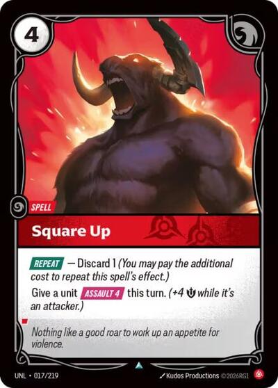 Square Up - Unleashed Riftbound spoiler